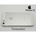 iPhone 5S SE Umbauset Backcover Middle Frame Akkudeckel Silber (Vormontiert !) A1453, A1457, A1518, A1528, A1530, A1533