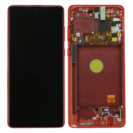 Samsung Galaxy Note10 Lite N770 LCD Display, Aura Rot Serviceware