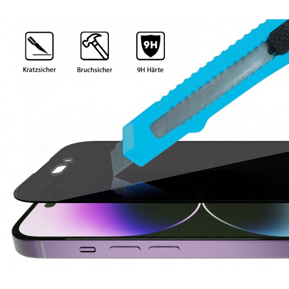 iPhone 14 pro max Privacy Anti-Spy Tempered Panzerglass