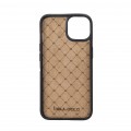 iPhone 14  Bouletta Flex Cover Back Leder Case mit Kartenfach - Lila