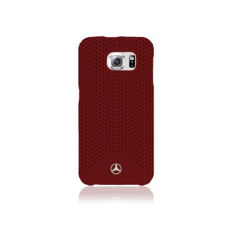Faceplate Mercedes Pure Line Samsung Galaxy S6 Perforated Red