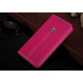 Pink Edel Leder Book Tasche Kreditkarten fach Galaxy S6 Edge Plus