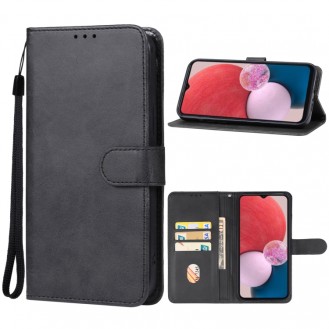 Samsung Galaxy A34 5G Leder Schwarz Kreditkarte Etui Bookcase