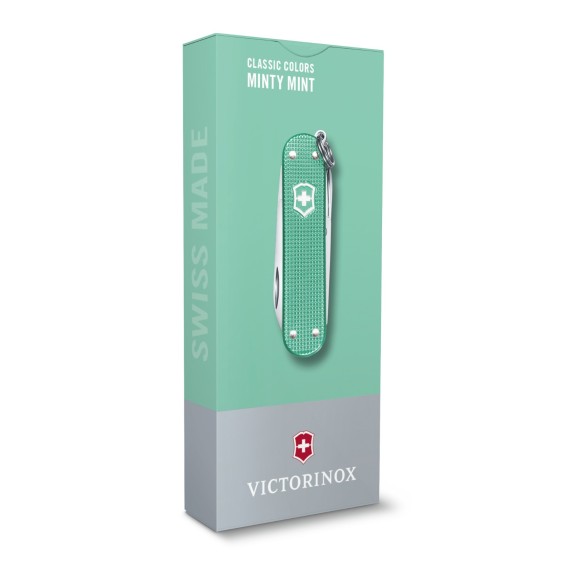 Victorinox Classic SD Alox Minty Mint mit Gratis Gravur 0.6221.221G