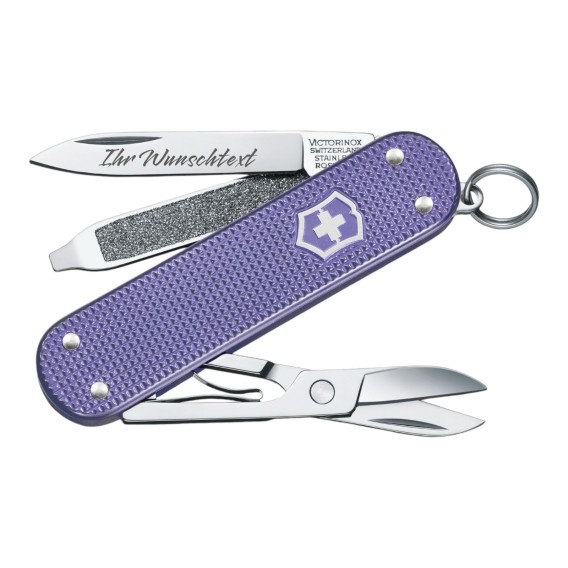 Victorinox Classic SD Alox Electric Lavender mit Gratis Gravur 0.6221.223G