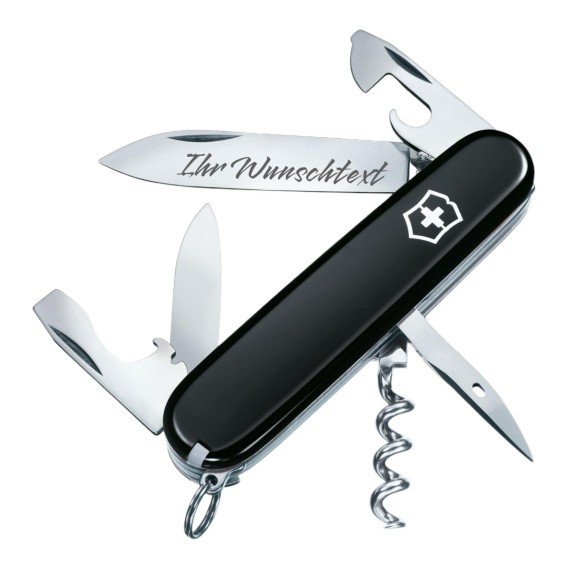 Victorinox SPARTAN Schwarz mit Gratis Gravur