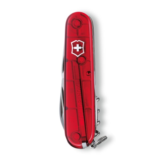 Victorinox SPARTAN Rot transparent mit Gratis Gravur 1.3603.T