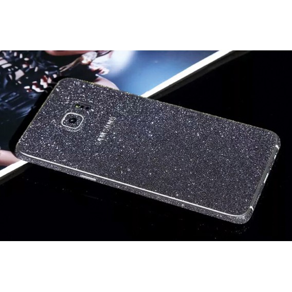 Samsung s6 Edge Plus Schwarz Bling Aufkleber Folie Sticker Skin
