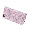 Pink Edel Flip Case Tasche Kreditkartefach iPhone 6+ 6S+