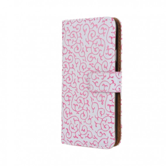 Pink Edel Flip Case Tasche Kreditkartefach iPhone 6 und 6s