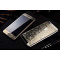 Gold Luxus 3D Panzer Glas Folie iPhone 6/6s