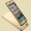 Gold iPhone 360° Full Cover iphone 6 6S Schutzhülle Panzerglas 