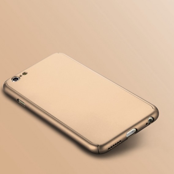 Gold iPhone 360° Full Cover iphone 6 Plus 6S Plus Panzerglas