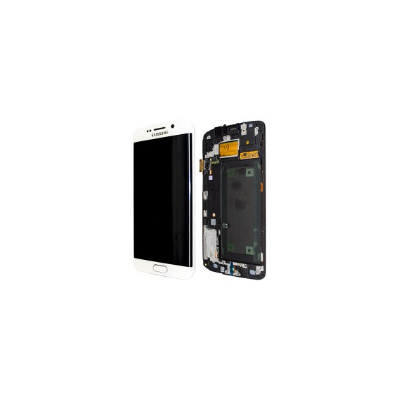 Original LCD Display Samsung G925F Galaxy S6 Edge Weiss