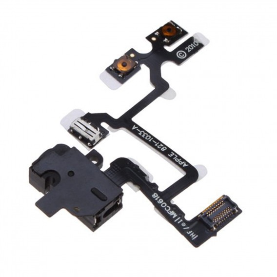 iPhone 4 Flex Kabel Kopfhörer Buchse Headphone mit Audio Jack