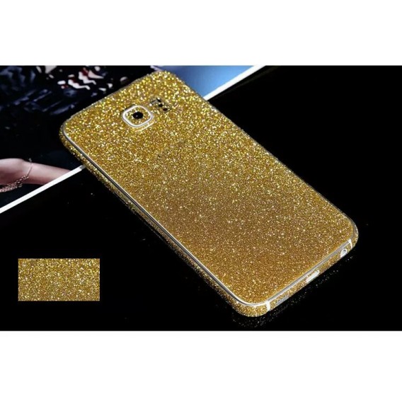Samsung s6 Gold Bling Aufkleber Folie Sticker Skin