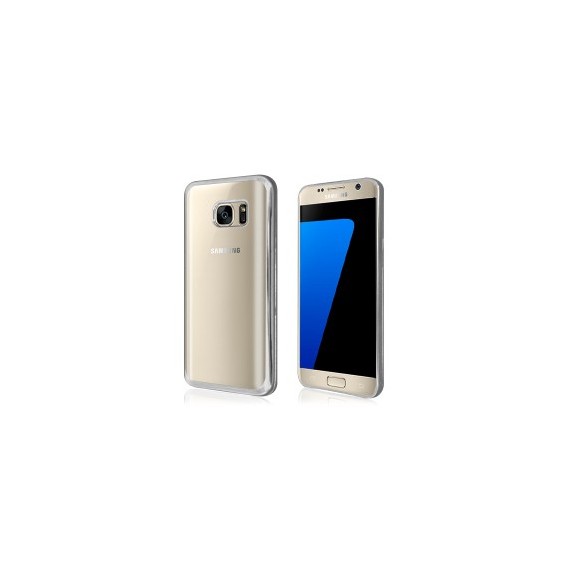 Galaxy S7 Silber Silikon TPU Hülle