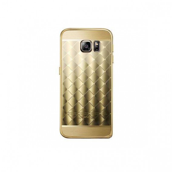 Galaxy S6 Gold LUXUS Aluminium Spiegel Bumper