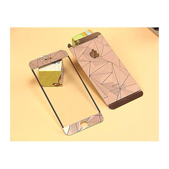 Rosa Luxus 3D Panzer Glas Folie iPhone 6/6s