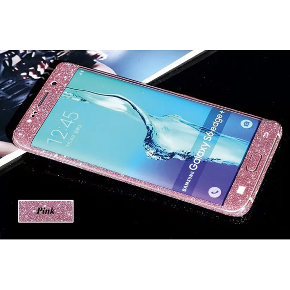 Samsung s7 Edge Pink Bling Aufkleber Folie Sticker Skin