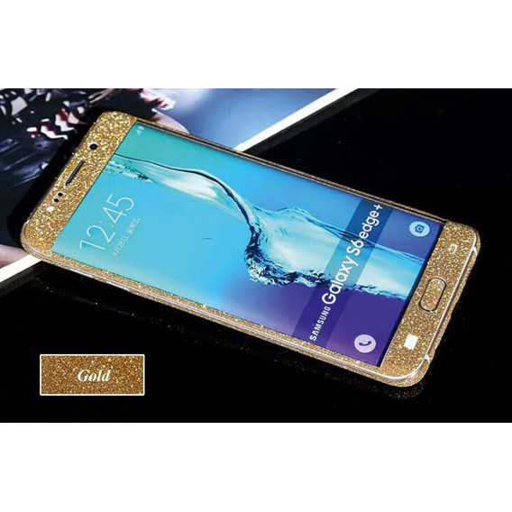 Samsung s7 Edge Gold Bling Aufkleber Folie Sticker Skin