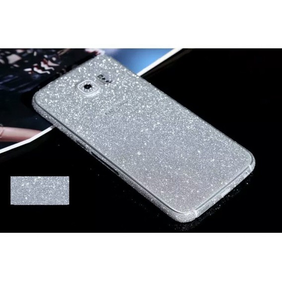 Samsung s7 Silber Bling Aufkleber Folie Sticker Skin