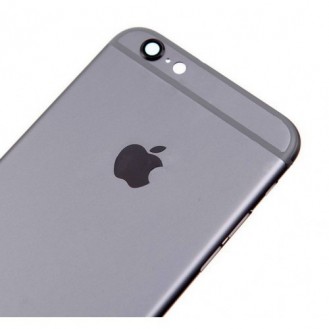 iPhone 6 Backcover Middle Frame Akkudeckel Grau (Vormontiert !) A1549, A1586, A1589