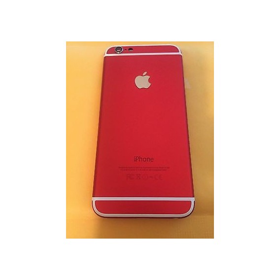 iPhone 6 Backcover Middle Frame Akkudeckel Rot (Vormontiert!)