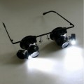 LED Brillenlupe Kopflupe Lupenbrille Lupe Vergrößerungsglas