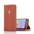 Xundo Kreditkarte Leder Etui Galaxy S7 Braun