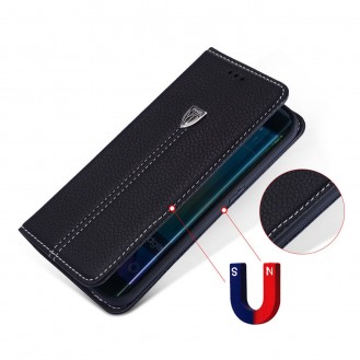 Xundo Kreditkarte Leder Etui Galaxy S7 Edge Braun