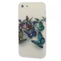 Butterfly mit Strass TPU Silikon Cover Case iPhone 5 / 5S