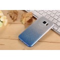 Ultra dünne weiche TPU Silikon Abdeckung Galaxy S7 mit Verlauf Blau