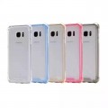 Clear shock proof Cover Galaxy S7 Gold