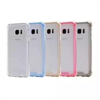 Clear shock proof Cover Galaxy S7 Edge Transparent