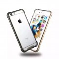 Clear shock proof Cover iPhone 6 / 6s Schwarz