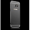 Galaxy S6 Edge Schwarz LUXUS Aluminium Spiegel Bumper