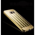 Gold LUXUS Aluminium Spiegel Bumper Galaxy S6 Edge