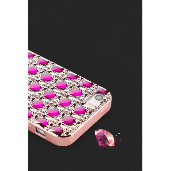 Edle 3D Hülle für das iPhone SE Pink
