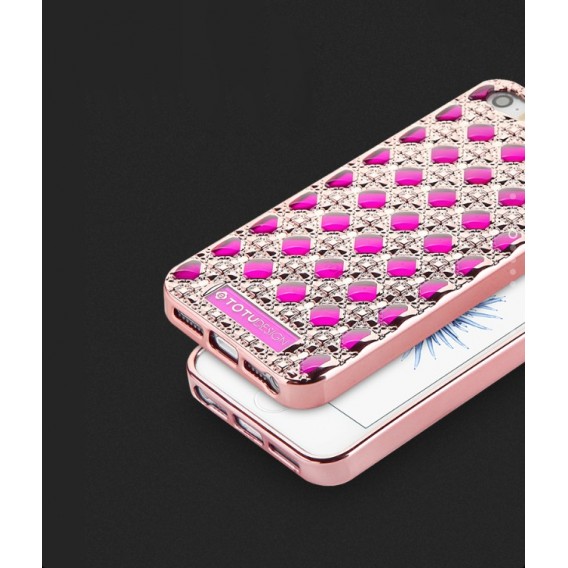 Edle 3D Hülle für das iPhone SE Pink
