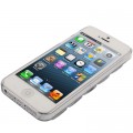 Silber 3D Bling Chrom Strass Case iPhone 5 / 5S / SE