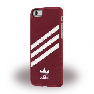 Adidas Moulded Suede Hard Case Schutzhülle iPhone 6, 6s Rot