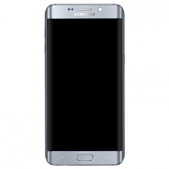 Samsung Galaxy S 6 Edge+ Oberschale & LCD Display - Silber