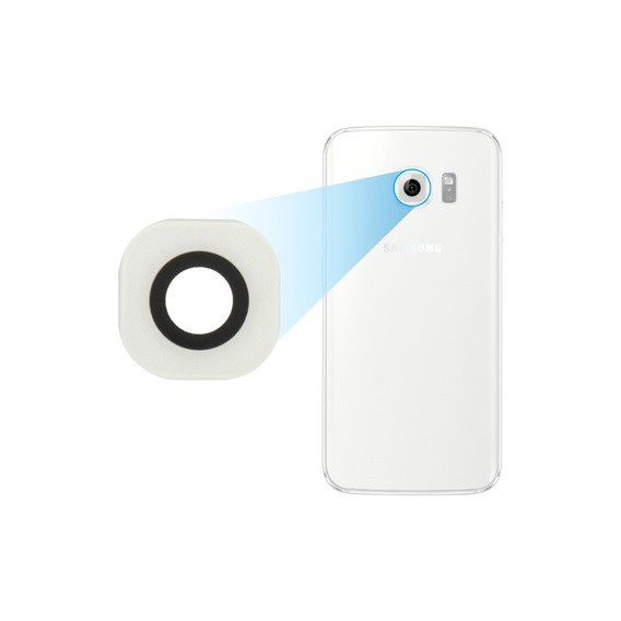 Kamera Linse für Samsung Galaxy S6 Edge - Weiss