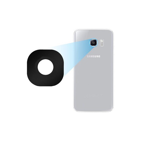 Kamera Linse für Samsung Galaxy S6 Edge - Schwarz