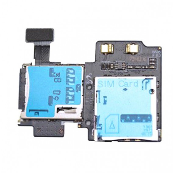 Samsung Galaxy S4, I9505 SIM MicroSD Kartenleser