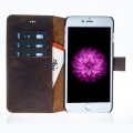 ANTIC ECHT LEDER Book Wallet Etui iPhone 7 Plus