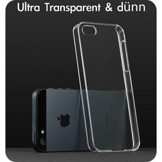 Transparent Crystal Hard Case Cover Schutzhülle iPhone 5 / 5S / SE