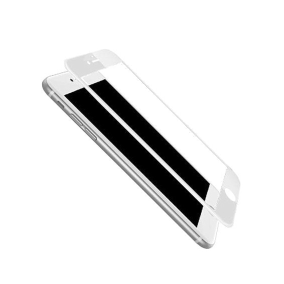 Baseus Fullcover Tempered Glas iPhone 7 Weiss