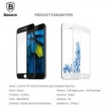 Baseus Fullcover Tempered Glas iPhone 7 Plus Weiss